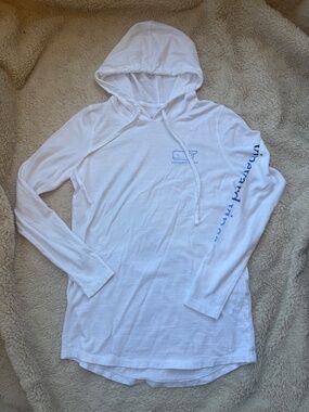 Vineyard Vines Women's XXS White Hooded Long Sleeve